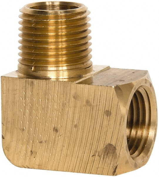 Eaton - 1/2 Male 1/2 Female MNPTF x FNPTF Industrial Pipe 90° Street Elbow - Exact Tool & Supply