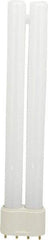 Philips - 18 Watt Fluorescent Commercial/Industrial 4 Pin Lamp - 3,000°K Color Temp, 1,250 Lumens, PLL, 15,000 hr Avg Life - Exact Tool & Supply