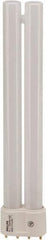 Philips - 18 Watt Fluorescent Commercial/Industrial 4 Pin Lamp - 4,100°K Color Temp, 1,250 Lumens, PLL, 15,000 hr Avg Life - Exact Tool & Supply