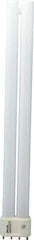 Philips - 24 Watt Fluorescent Commercial/Industrial 4 Pin Lamp - 3,000°K Color Temp, 1,800 Lumens, PLL, 15,000 hr Avg Life - Exact Tool & Supply