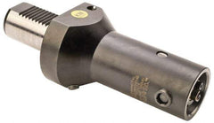 Kennametal - Left Hand Cut, KM63 Modular Connection, Adapter/Mount Lathe Modular Clamping Unit - 59.99mm Square Shank Diam, 10" OAL, Through Coolant, Series LCMI-VDI Axial - Exact Tool & Supply