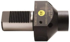 Kennametal - Right Hand Cut, KM63 Modular Connection, Adapter/Mount Lathe Modular Clamping Unit - 59.99mm Square Shank Diam, 7.243" OAL, Through Coolant, Series CLAN-VDI Axial - Exact Tool & Supply