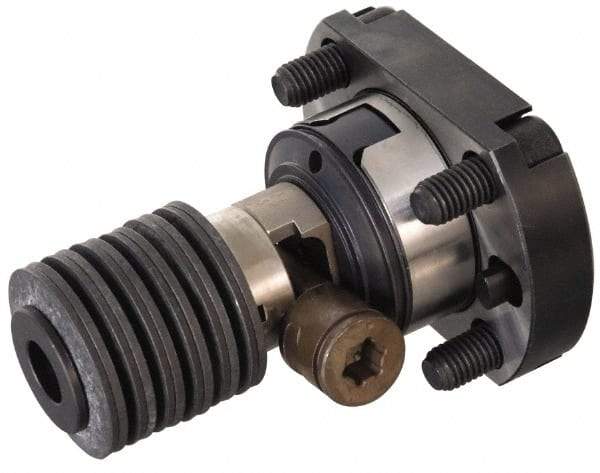Kennametal - Neutral Cut, KM40 Modular Connection, Adapter/Mount Lathe Modular Clamping Unit - 1-5/8" Square Shank Diam, 85.6mm OAL, Through Coolant, Series CLNS Sub-Assembly Side Access - Exact Tool & Supply
