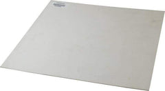 Made in USA - 12" Long, 12" Wide, 1/16" Thick, Silicone Rubber Foam Sheet - 50 to 60 Durometer, White, -20 to 500°F, 640 psi Tensile Strength, Plain Backing, Stock Length - Exact Tool & Supply