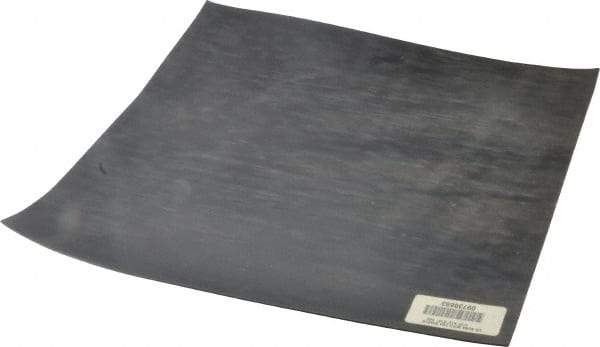 Made in USA - 12" Long, 12" Wide, 1/16" Thick, Buna-N Rubber Foam Sheet - 45 to 55 Durometer, Black, -20 to 180°F, 2,500 psi Tensile Strength, Adhesive Backing, Stock Length - Exact Tool & Supply