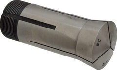 Interstate - 1/16 Inch 5C Round Collet - 3.28" Overall Length, 1.041-24 Internal Thread Size, Steel, 0.0005 Inch TIR - Exact Tool & Supply