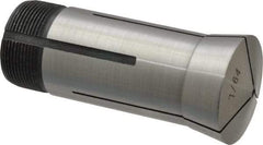 Interstate - 7/64 Inch 5C Round Collet - 3.28" Overall Length, 1.041-24 Internal Thread Size, Steel, 0.0005 Inch TIR - Exact Tool & Supply