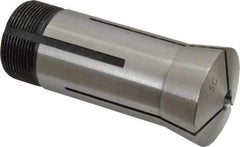 Interstate - 9/32 Inch 5C Round Collet - 3.28" Overall Length, 1.041-24 Internal Thread Size, Steel, 0.0005 Inch TIR - Exact Tool & Supply
