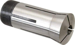 Interstate - 27/64 Inch 5C Round Collet - 3.28" Overall Length, 1.041-24 Internal Thread Size, Steel, 0.0005 Inch TIR - Exact Tool & Supply