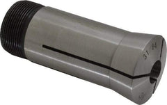 Interstate - 31/64 Inch 5C Round Collet - 3.28" Overall Length, 1.041-24 Internal Thread Size, Steel, 0.0005 Inch TIR - Exact Tool & Supply