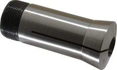 Interstate - 37/64 Inch 5C Round Collet - 3.28" Overall Length, 1.041-24 Internal Thread Size, Steel, 0.0005 Inch TIR - Exact Tool & Supply