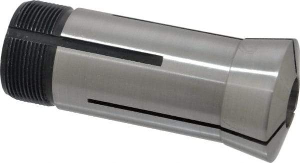 Interstate - 19/32 Inch 5C Round Collet - 3.28" Overall Length, 1.041-24 Internal Thread Size, Steel, 0.0005 Inch TIR - Exact Tool & Supply