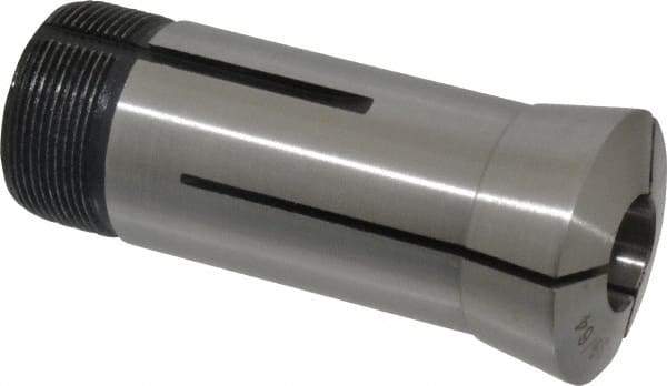 Interstate - 39/64 Inch 5C Round Collet - 3.28" Overall Length, 1.041-24 Internal Thread Size, Steel, 0.0005 Inch TIR - Exact Tool & Supply
