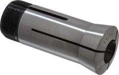 Interstate - 11/16 Inch 5C Round Collet - 3.28" Overall Length, 1.041-24 Internal Thread Size, Steel, 0.0005 Inch TIR - Exact Tool & Supply
