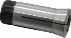 Interstate - 7/8 Inch 5C Round Collet - 3.28" Overall Length, 1.041-24 Internal Thread Size, Steel, 0.0005 Inch TIR - Exact Tool & Supply