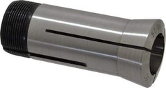 Interstate - 57/64 Inch 5C Round Collet - 3.28" Overall Length, 1.041-24 Internal Thread Size, Steel, 0.0005 Inch TIR - Exact Tool & Supply