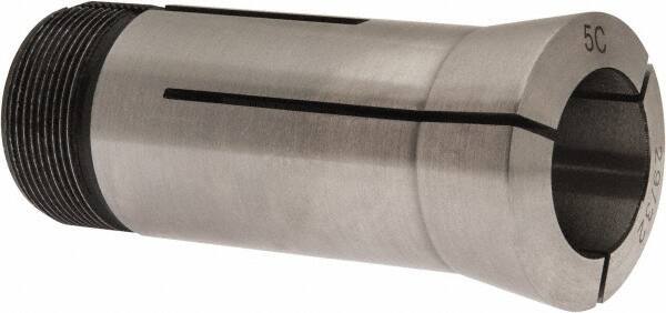 Interstate - 29/32 Inch 5C Round Collet - 3.28" Overall Length, 1.041-24 Internal Thread Size, Steel, 0.0005 Inch TIR - Exact Tool & Supply