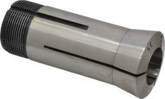 Interstate - 15/16 Inch 5C Round Collet - 3.28" Overall Length, 1.041-24 Internal Thread Size, Steel, 0.0005 Inch TIR - Exact Tool & Supply