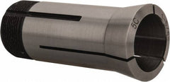 Interstate - 1-5/64 Inch 5C Round Collet - 3.28" Overall Length, 1.041-24 Internal Thread Size, Steel, 0.0005 Inch TIR - Exact Tool & Supply