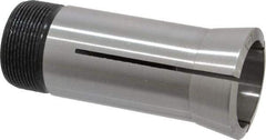 Interstate - 1-1/8 Inch 5C Round Collet - 3.28" Overall Length, 1.041-24 Internal Thread Size, Steel, 0.0005 Inch TIR - Exact Tool & Supply