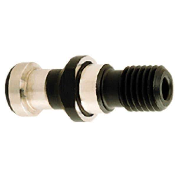 Iscar - DIN69871-40 Taper, M16x2 Thread, 15° Angle Radius, Standard Retention Knob - 2-1/8" OAL, 3/4" Knob Diam, 1.0236" from Knob to Flange, 0.2756" Coolant Hole, Through Coolant - Exact Tool & Supply