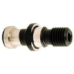 Iscar - DIN69871-50 Taper, M24x3 Thread, 15° Angle Radius, Standard Retention Knob - 2.9134" OAL, 1.1024" Knob Diam, 1.3386" from Knob to Flange - Exact Tool & Supply