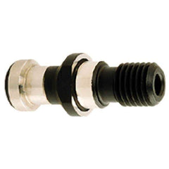 Iscar - BT50 Taper, M24x3 Thread, 15° Angle Radius, Standard Retention Knob - 2.9134" OAL, 1.1024" Knob Diam, 1.3386" from Knob to Flange, 0.315" Coolant Hole, Through Coolant - Exact Tool & Supply