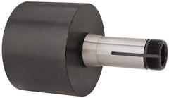 Interstate - 3 Inch Head Length, 4 Inch Face Diameter, Steel, 5C Collet Fixture Mount - 0.002 Inch TIR - Exact Tool & Supply