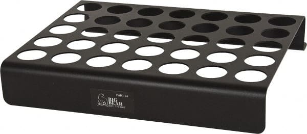 Big Bear Enterprises - 35 Hole NC/CNC Collet Storage Rack - Exact Tool & Supply