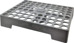 Made in USA - 76 Collet, 5C Plastic Collet Rack and Tray - 14 Inch Wide x 3 Inch High x 17-1/4 Inch Long - Exact Tool & Supply