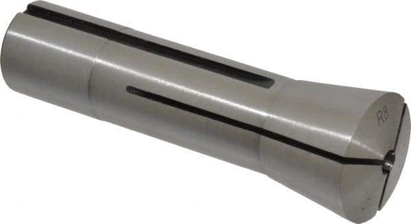 Interstate - 7/32 Inch Steel R8 Collet - 7/16-20 Drawbar Thread, 0.0007 Inch TIR - Exact Tool & Supply