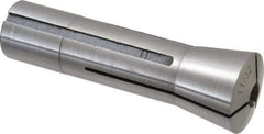 Interstate - 11/32 Inch Steel R8 Collet - 7/16-20 Drawbar Thread, 0.0007 Inch TIR - Exact Tool & Supply