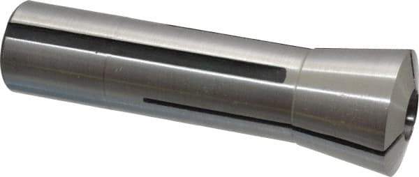Interstate - 1/2 Inch Steel R8 Collet - 7/16-20 Drawbar Thread, 0.0007 Inch TIR - Exact Tool & Supply
