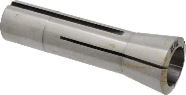 Interstate - 27/32 Inch Steel R8 Collet - 7/16-20 Drawbar Thread, 0.0007 Inch TIR - Exact Tool & Supply