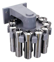 Value Collection - 11 Piece, 1/8" to 3/4" Capacity, R8 Collet Set - Exact Tool & Supply
