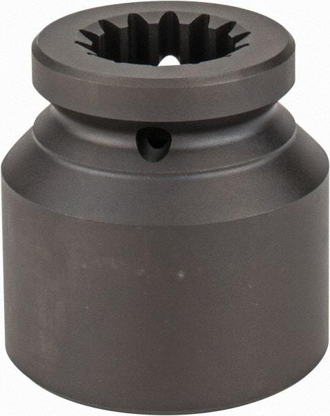Proto - #5 Spline Drive, 2" Socket, Impact Socket - 6 Points, 3-17/32" OAL - Exact Tool & Supply