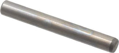 Value Collection - 1/8" Diam x 1" Pin Length Alloy Steel Oversized Dowel Pin - C 50-58 Hardness, 3,200 Lb Breaking Strength, 1 Beveled & 1 Rounded End - Exact Tool & Supply