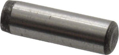 Value Collection - 3/16" Diam x 5/8" Pin Length Alloy Steel Oversized Dowel Pin - C 50-58 Hardness, 7,200 Lb Breaking Strength, 1 Beveled & 1 Rounded End - Exact Tool & Supply