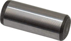 Value Collection - 1/4" Diam x 5/8" Pin Length Alloy Steel Oversized Dowel Pin - C 50-58 Hardness, 12,800 Lb Breaking Strength, 1 Beveled & 1 Rounded End - Exact Tool & Supply