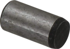 Value Collection - 3/8" Diam x 3/4" Pin Length Alloy Steel Oversized Dowel Pin - C 50-58 Hardness, 28,700 Lb Breaking Strength, 1 Beveled & 1 Rounded End - Exact Tool & Supply