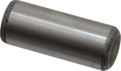 Value Collection - 1/2" Diam x 1-1/4" Pin Length Alloy Steel Oversized Dowel Pin - C 50-58 Hardness, 51,000 Lb Breaking Strength, 1 Beveled & 1 Rounded End - Exact Tool & Supply