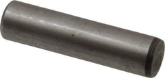 Value Collection - 1/2" Diam x 2" Pin Length Alloy Steel Oversized Dowel Pin - C 50-58 Hardness, 51,000 Lb Breaking Strength, 1 Beveled & 1 Rounded End - Exact Tool & Supply