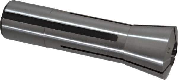 Interstate - 14mm Steel R8 Collet - 7/16-20 Drawbar Thread, 0.0007 Inch TIR - Exact Tool & Supply