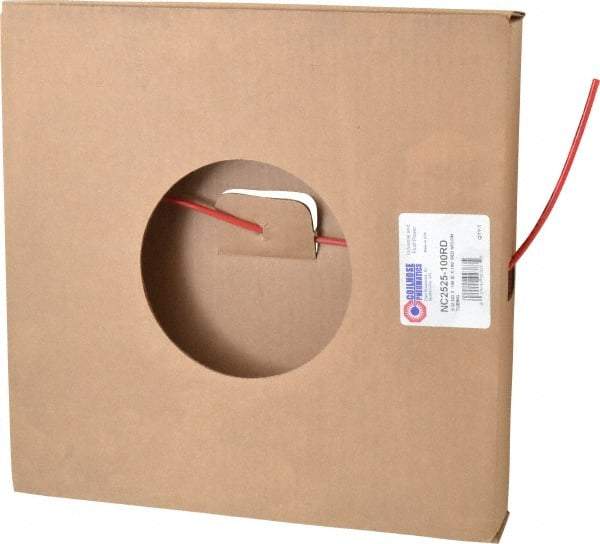 Coilhose Pneumatics - 0.106" ID x 5/32" OD, 100' Long, Nylon Tube - Red, 275 Max psi, -60 to 200°F - Exact Tool & Supply