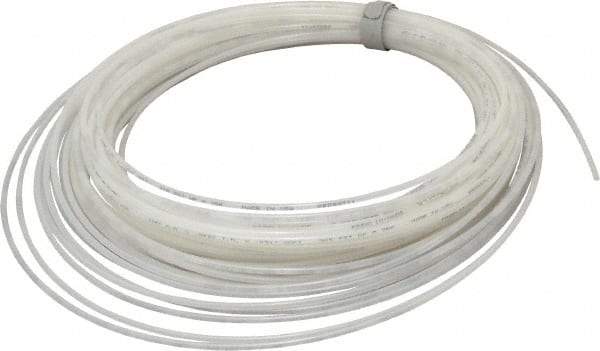 Coilhose Pneumatics - 1/16" ID x 1/8" OD, 100' Long, Polyethylene Tube - Natural, 120 Max psi, -60 to 200°F - Exact Tool & Supply