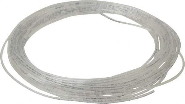 Coilhose Pneumatics - 1/16" ID x 1/8" OD, 50' Long, Polyurethane Tube - Clear, 233 Max psi, -60 to 200°F - Exact Tool & Supply