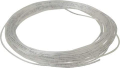 Coilhose Pneumatics - 1/16" ID x 1/8" OD, 50' Long, Polyurethane Tube - Clear, 233 Max psi, -60 to 200°F - Exact Tool & Supply