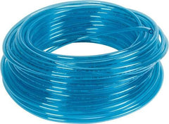 Coilhose Pneumatics - 0.16" ID x 1/4" OD, 100' Long, Polyurethane Tube - Trans Blue, 148 Max psi, -60 to 200°F - Exact Tool & Supply