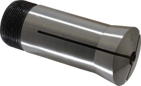 Interstate - 8 mm 5C Round Collet - 1.047-24 Internal Thread Size, Steel - Exact Tool & Supply