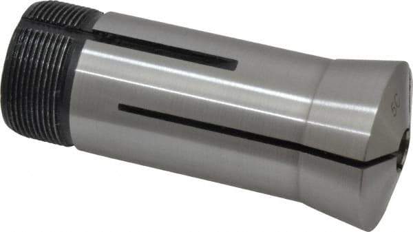 Interstate - 9 mm 5C Round Collet - 1.047-24 Internal Thread Size, Steel - Exact Tool & Supply